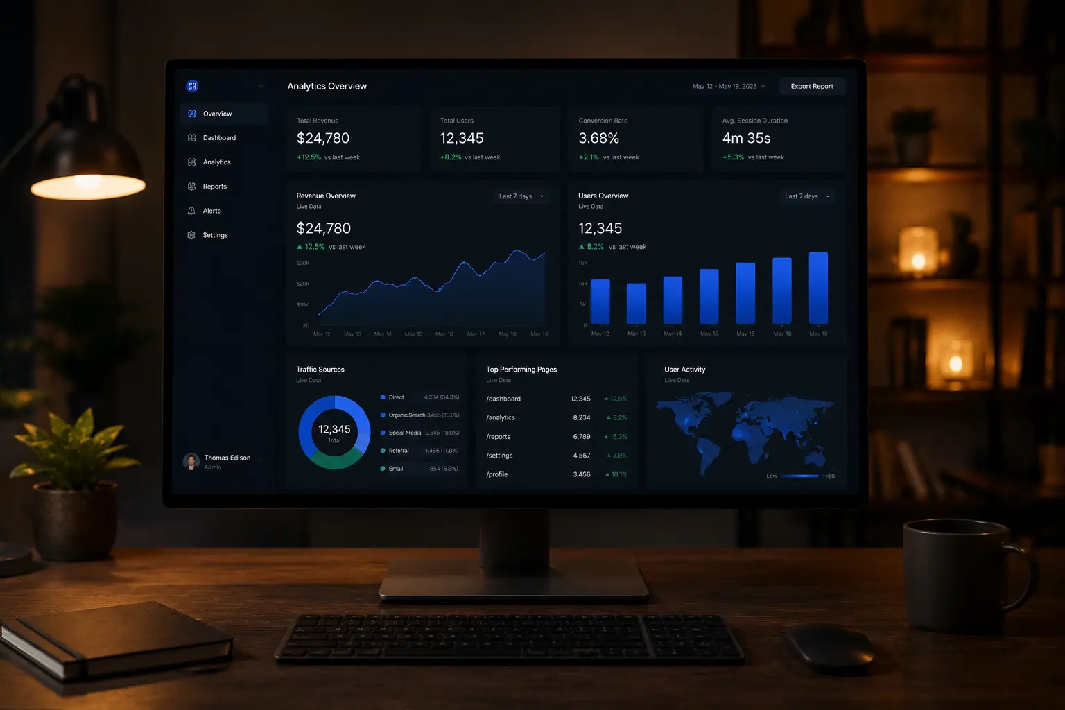 Dashboards em Tempo Real